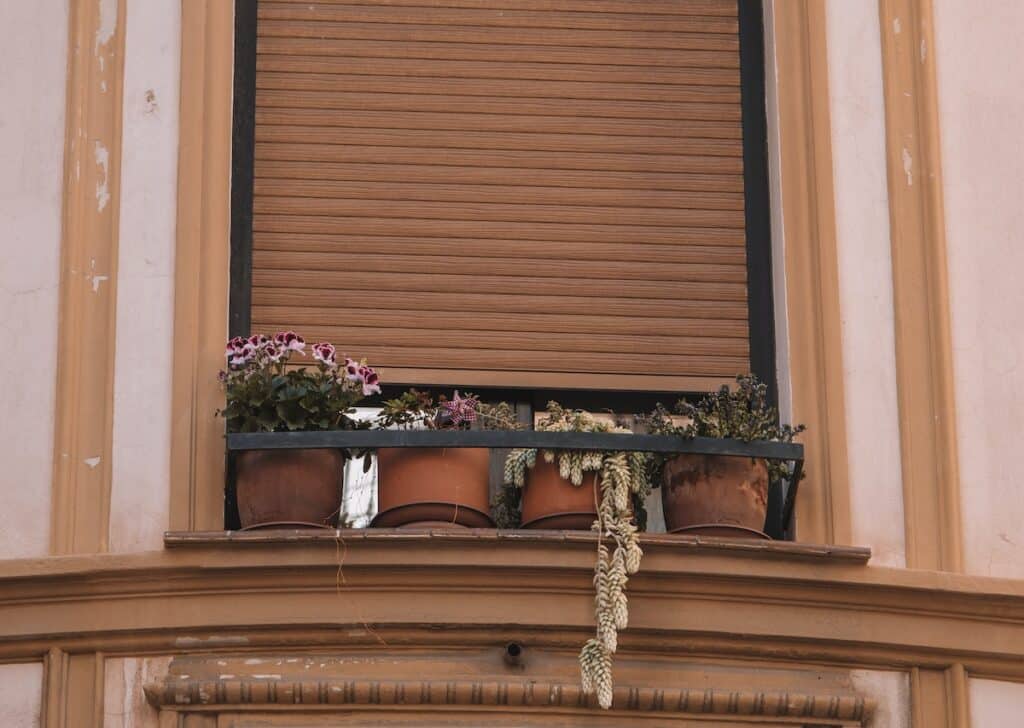 damaged shutter