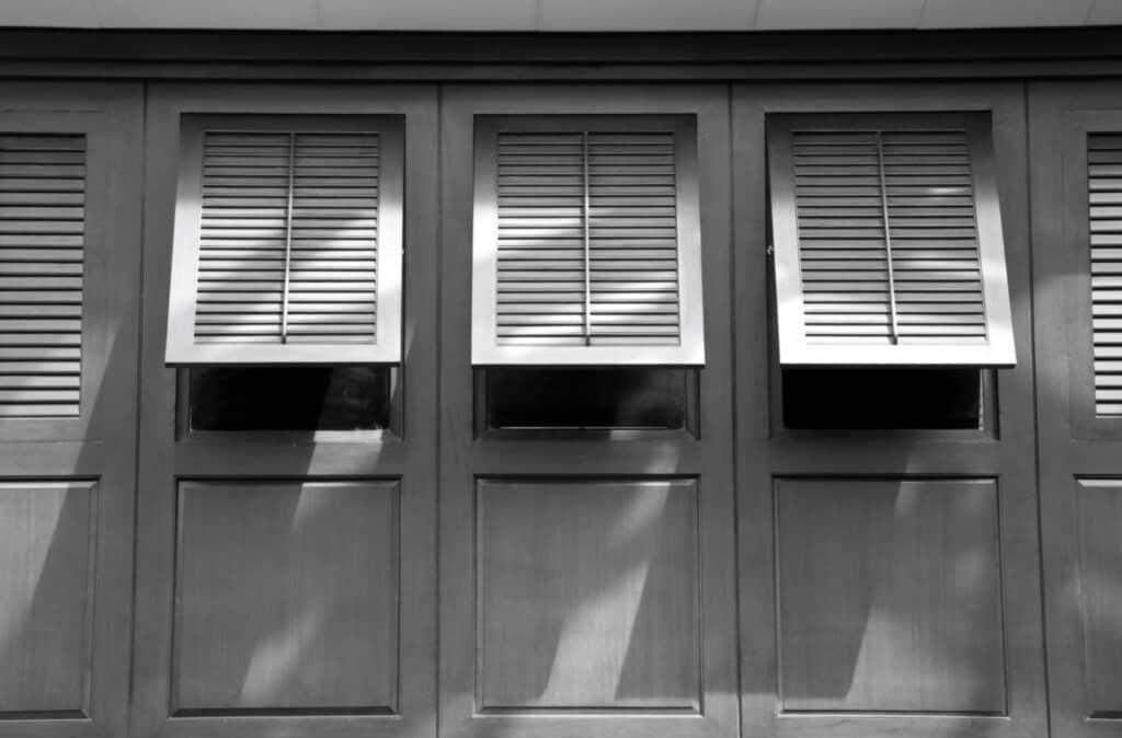 Bahama shutters documented for a Florida wind mitigation review